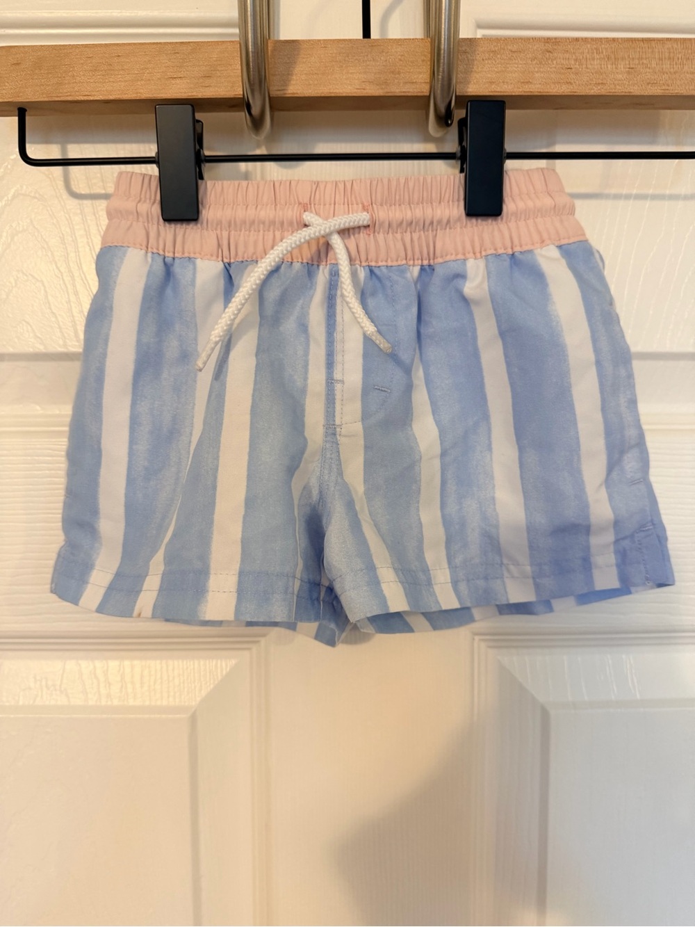 TBBC Turtle Bay Swim Trunks in Sea Wall Stripe.